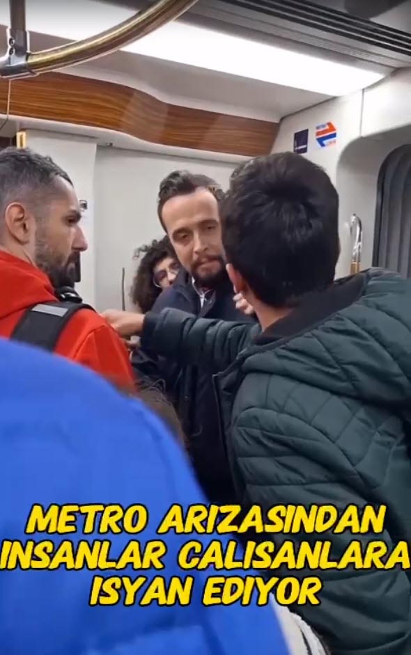 İzmir Metrosu'nda gerginlik!