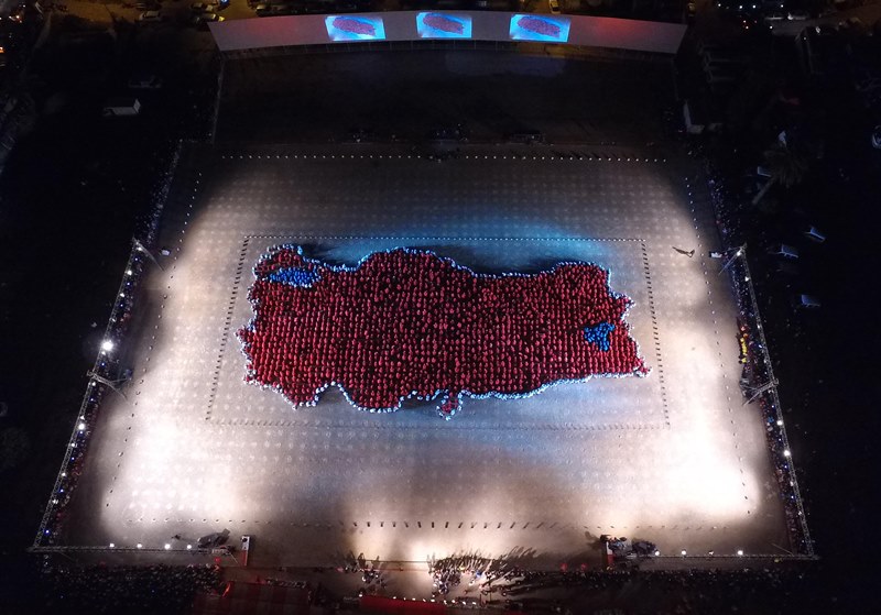 2123 kişi Türkiye haritası oluşturdu