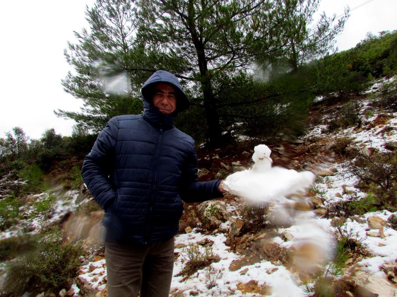 İzmir'de kar çileye dönüştü