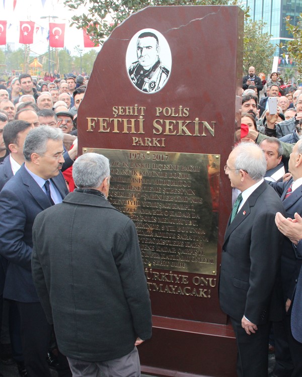 Şehit Fethi Sekin Parkı açıldı