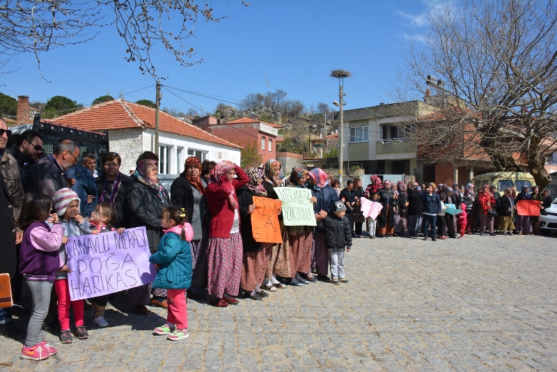 Bergama'da RES'e karşı barikat