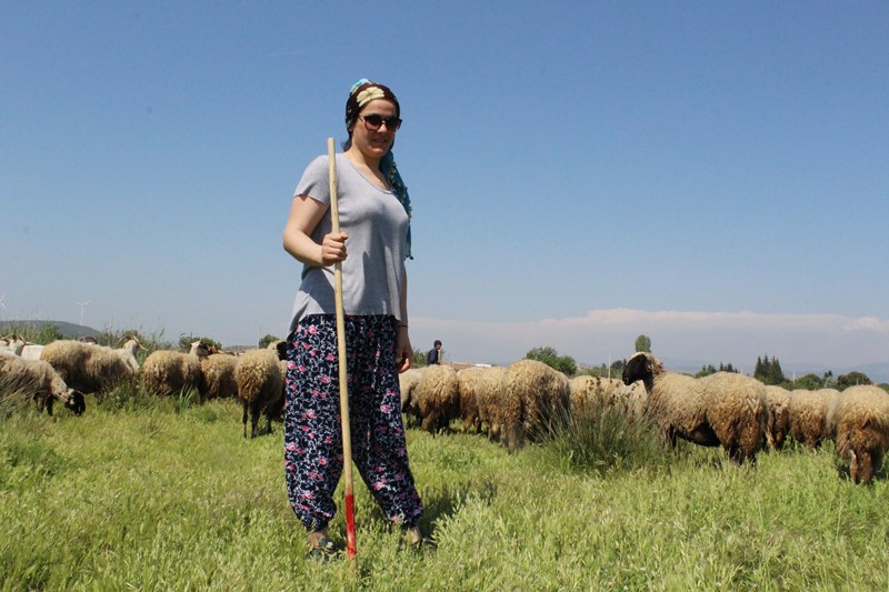 Sertifikalı modern kadın çoban