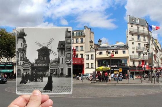 Parisin geçmişi ve bugünü aynı karede