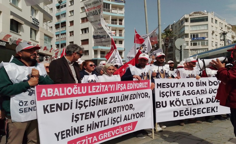 Lezita grevcilerinin direnişi devam ediyor: 'Abalıoğlu Lezita’yı ifşa ediyoruz'
