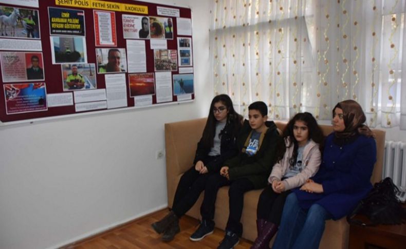'Kahraman polis' Sekin'in çocuklarına onur belgesi