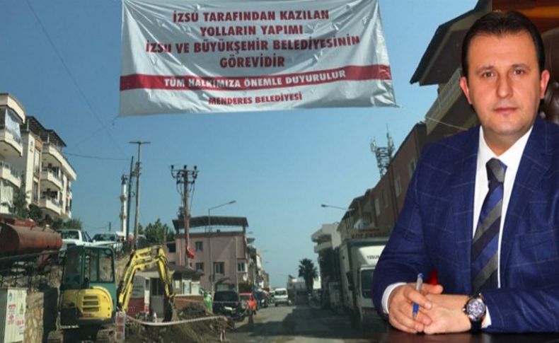 AK Partili Soylu’dan kazılan yollara afişli tepki