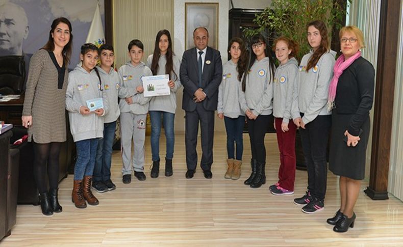 Öğrenciler Başkan Arslan’a projelerini anlattılar