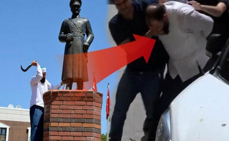 Atatürk büstü saldırganı için karar çıktı