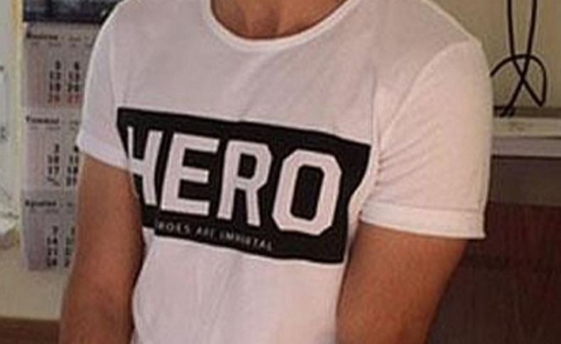 Aydın'da 'Hero' yazılı tişört giyen gence gözaltı