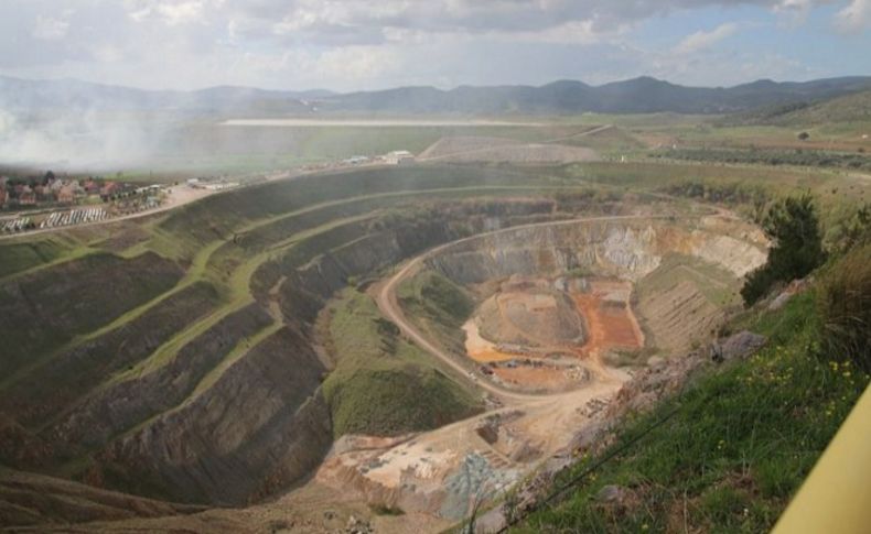 Bergama'da altın madenine dava
