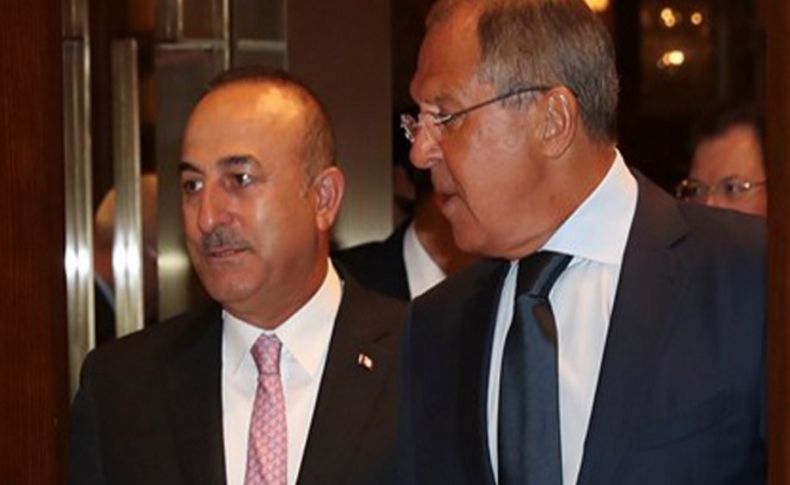 Çavuşoğlu Rus bakan Lavrov'la Suriye'yi görüştü