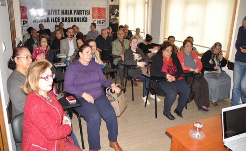 CHP Aliağa’dan istismarlara karşı farkındalık söyleşisi