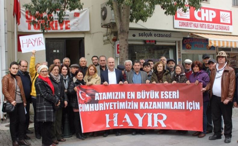 CHP'li Bakan sahaya indi: Örgüte 'hayır' mesajları