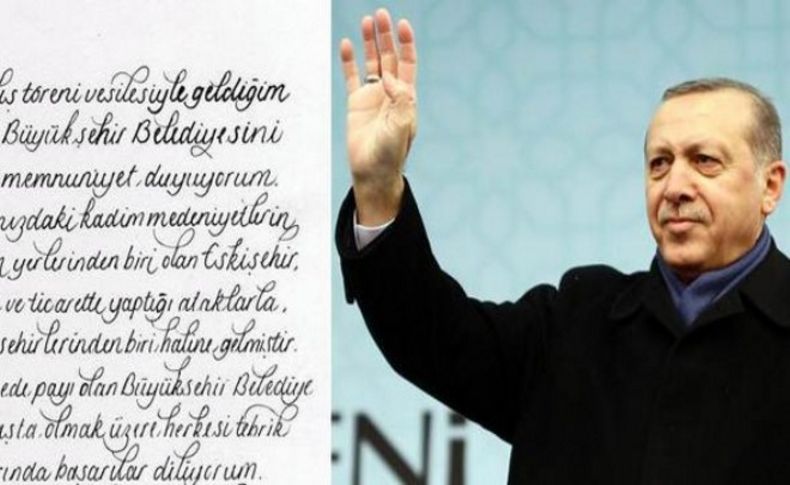 Erdoğan'dan CHP'li belediyeye tebrik