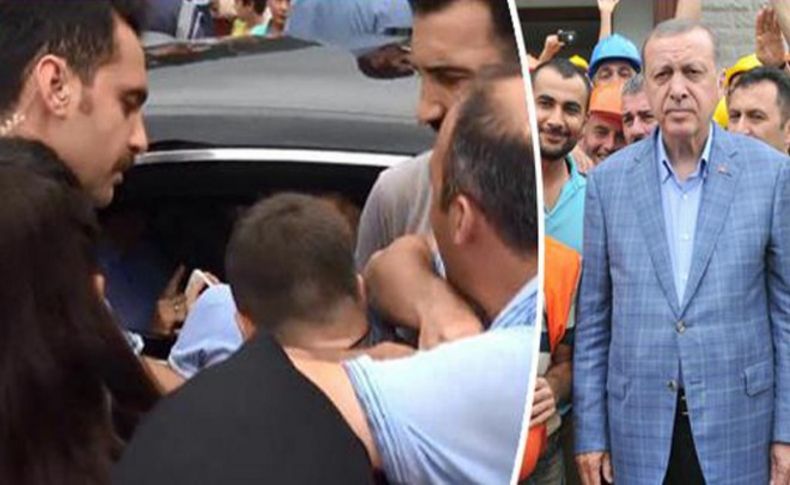 Erdoğan ziyaret etti, izdiham yaşandı