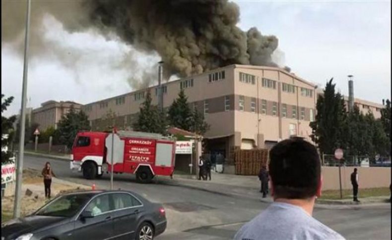 Fabrikada patlama: Kimyasal alarm verildi