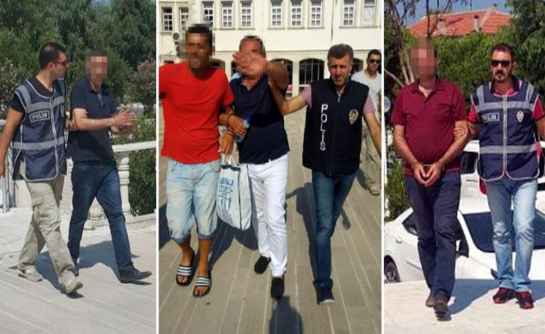 Foça'da 6 organizatör tutuklandı