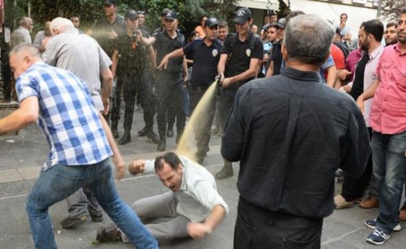Gülmen ve Özakça protestosuna polis müdahalesi