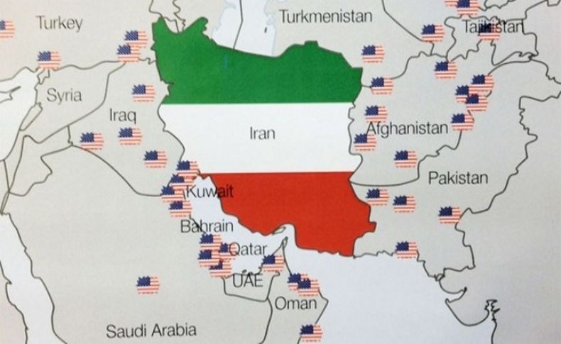 İran'ı köşeye sıkıştıran harita... Her yerdeler!