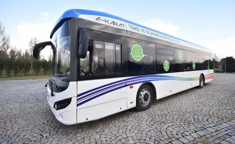 İzmir'de elektrikli otobüsler hizmete giriyor