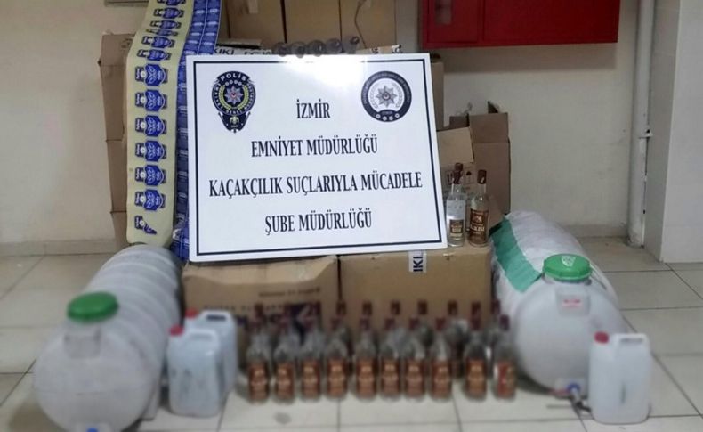 İzmir'de sahte içki operasyonu: 1 tutuklama