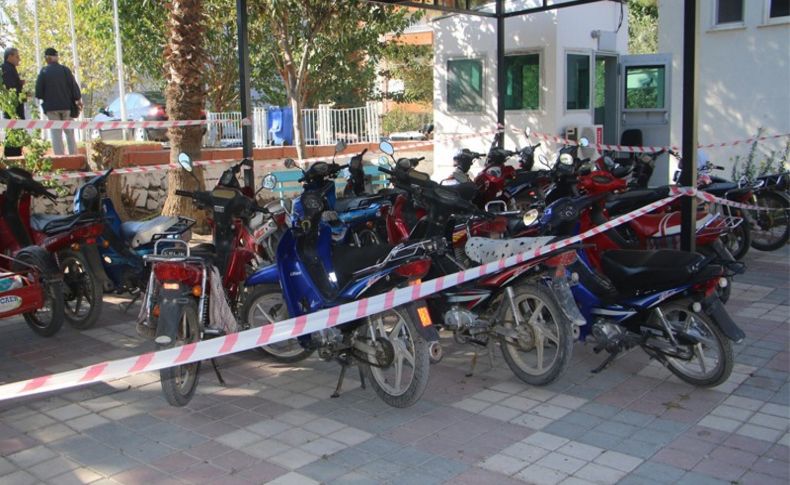 İzmir'in o ilçesinde 51 motosiklete el konuldu