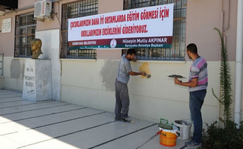 Karşıyaka’nın okulları yenileniyor