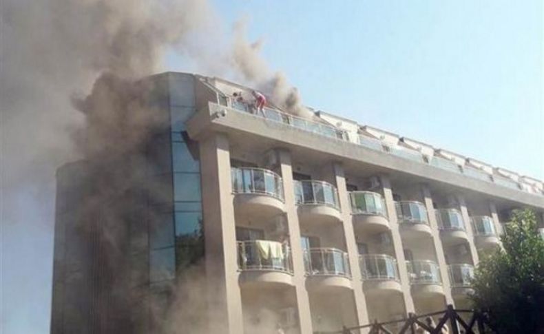 Lüks otelde yangın dehşeti