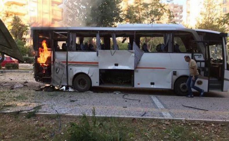 Mersin'de polis aracına bombalı saldırı