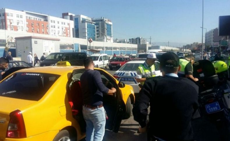 Polisin korsan taksici nöbeti