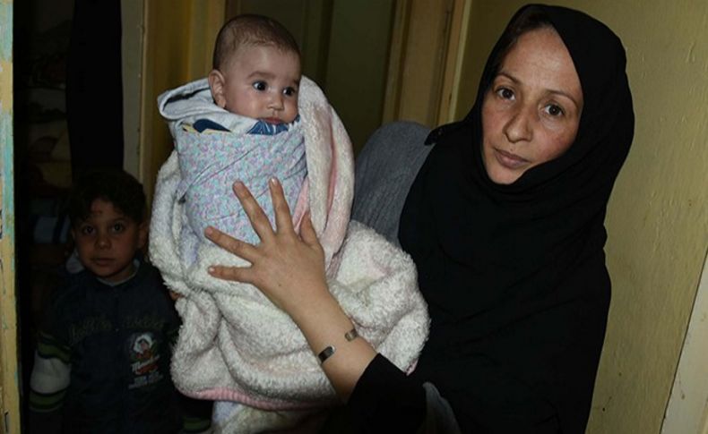 Suriyeli anne ve bebeği fareler kemirdi