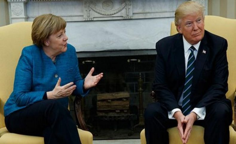 Trump, Merkel’in elini sıkmadı