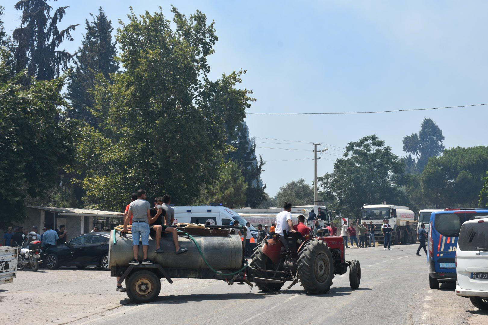 İzmir'de orman yangını