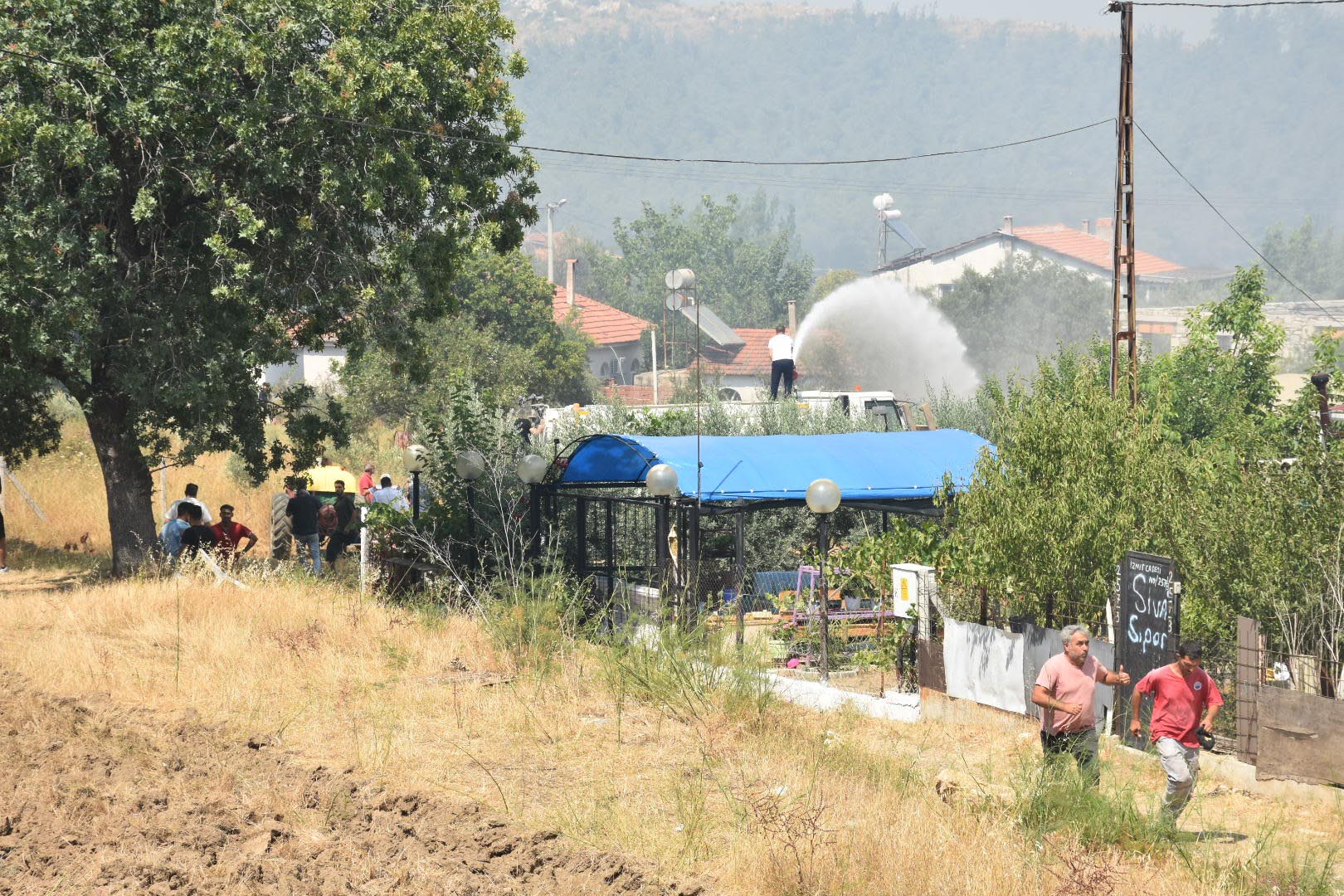 İzmir'de orman yangını