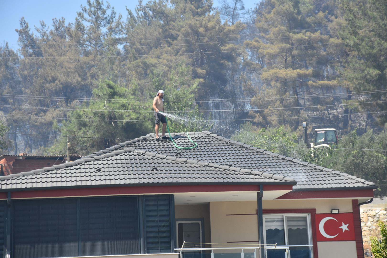 İzmir'de orman yangını