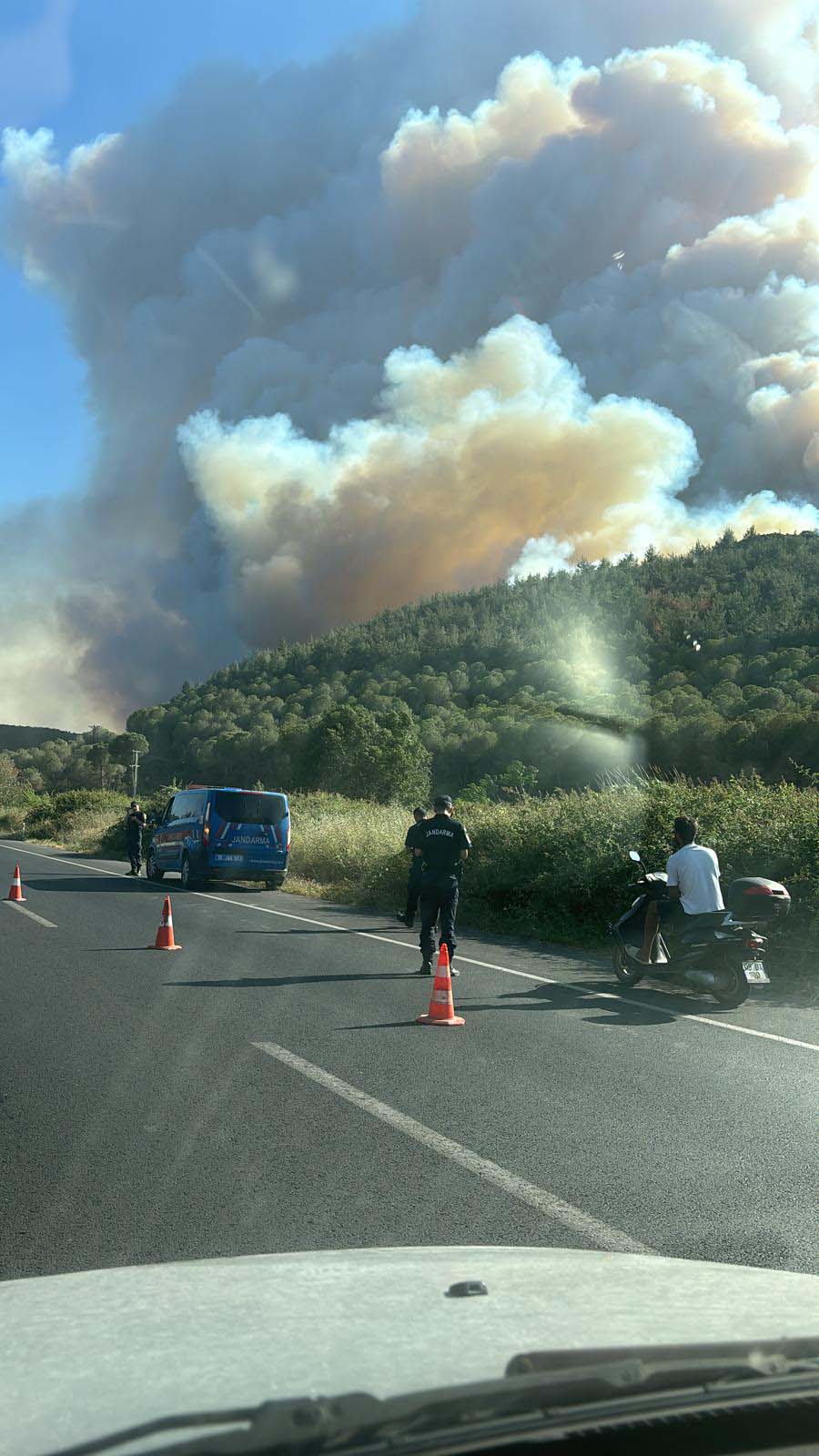 Selçuk'ta çıkan orman yangını Kuşadası'na da sıçradı