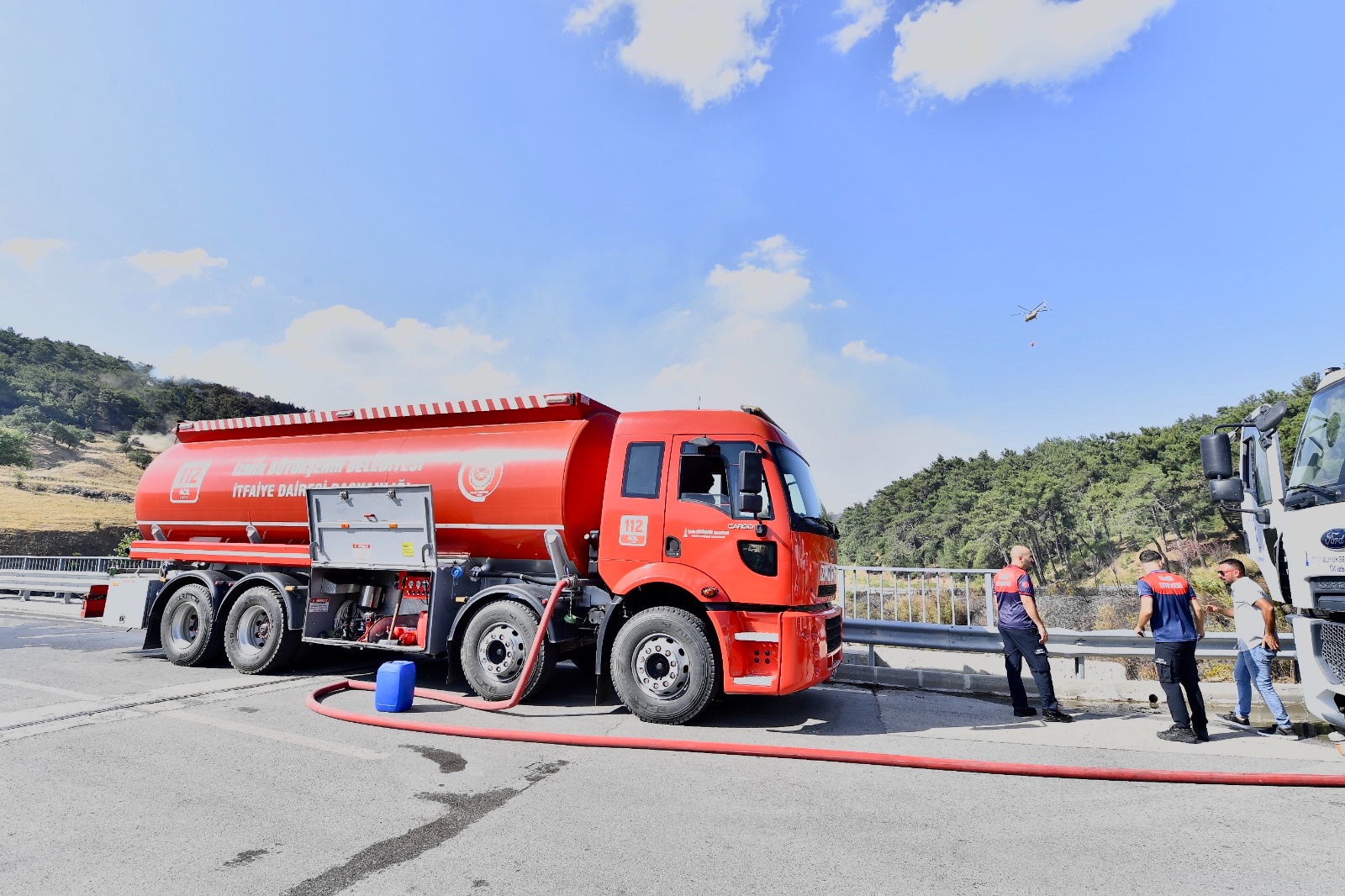 Bornova'da orman yangını