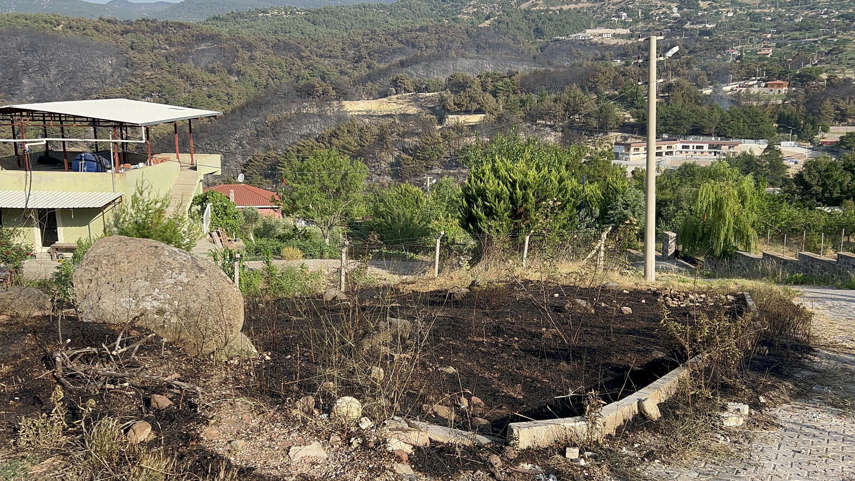 İzmir'deki orman yangınında 2'nci gün