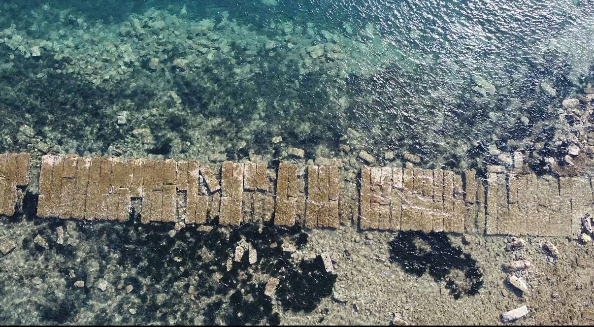 Bodrum'da deniz çekildi, tarihi 'Kral Yolu' ortaya çıktı