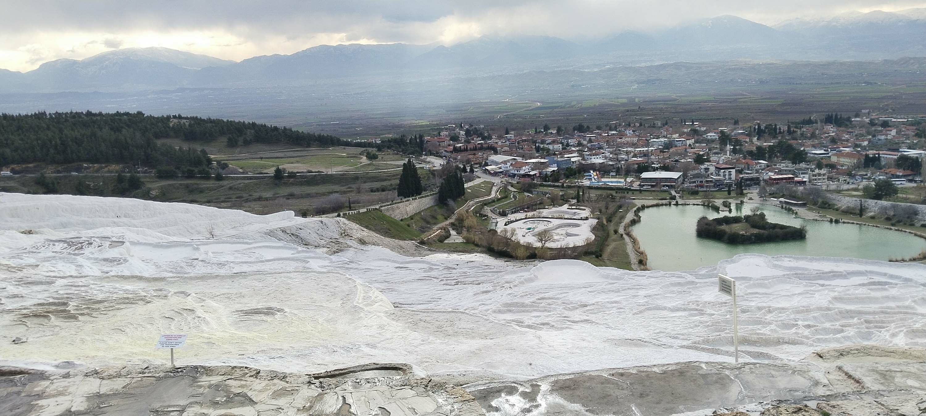 Pamukkale'de kuraklık tehdidi; suyun debisi düştü