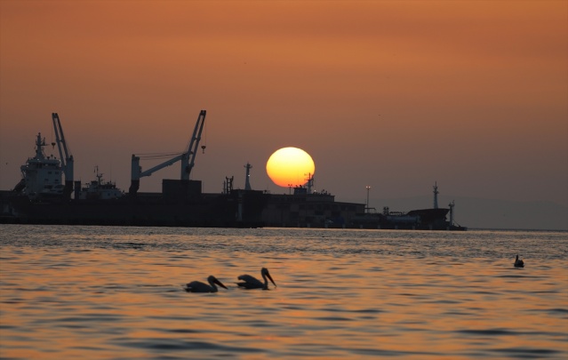 İzmir'de gün batımı