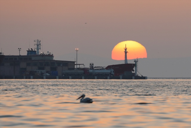 İzmir'de gün batımı