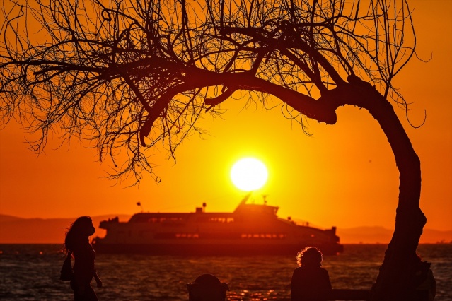 İzmir'de gün batımı