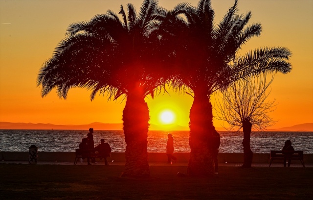 İzmir'de gün batımı