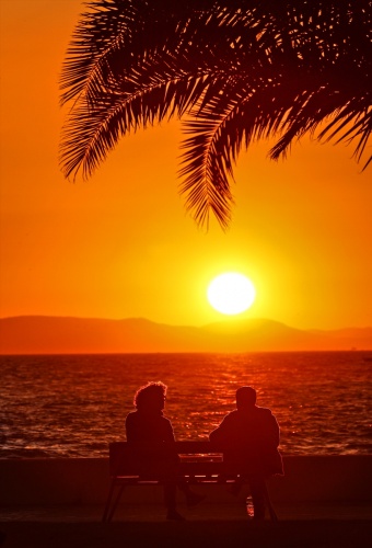 İzmir'de gün batımı