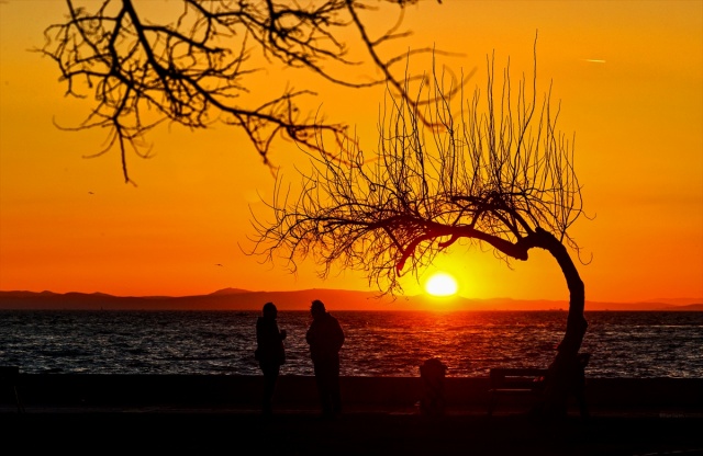 İzmir'de gün batımı