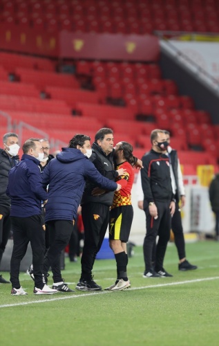 Göztepe-Erzurumspor maçından kareler