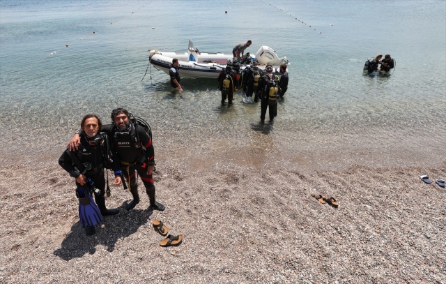 Karaburun'da dalış turizminde hareketlilik başladı