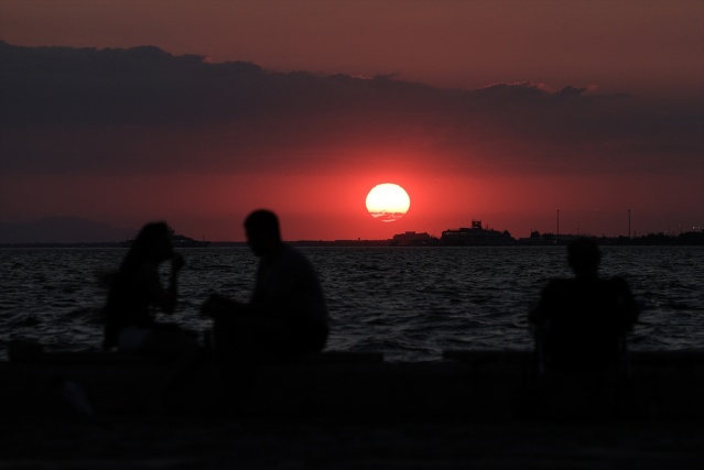 İzmir'de gün batımı