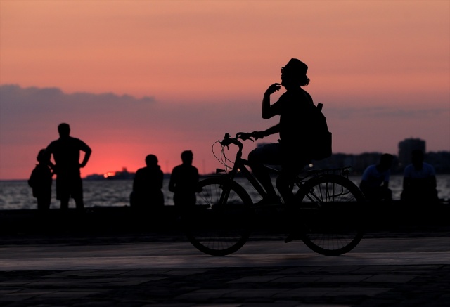 İzmir'de gün batımı